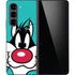 Looney Tunes Sylvester Zoomed In Galaxy Z Fold5 5G Skin
